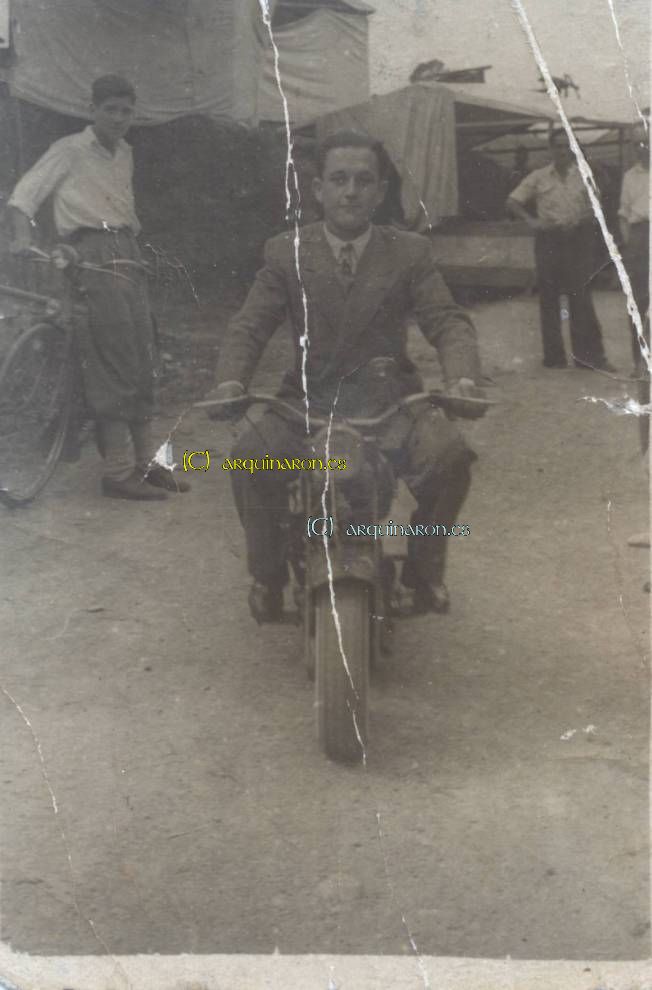 Manuel Romero cunha moto- 27 de Agosto de 1943